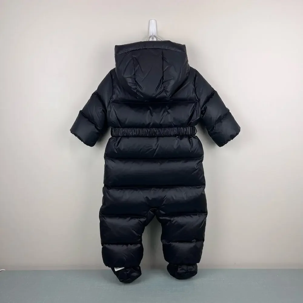 Ralph Lauren Water Repellent Down Snowsuit Black 9 Months NWT